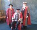 2015 - With Professors Julie Coleman and Gordon Campbell DLitt Leicester.jpg