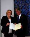 Prof. Dr. Gerhard Stickel was awarded the Federal Cross of Merit 1st Class